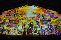 砂の美術館 プロジェクションマッピング