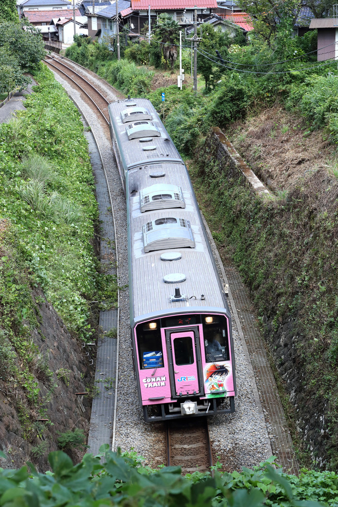 コナン列車ピンクVer.