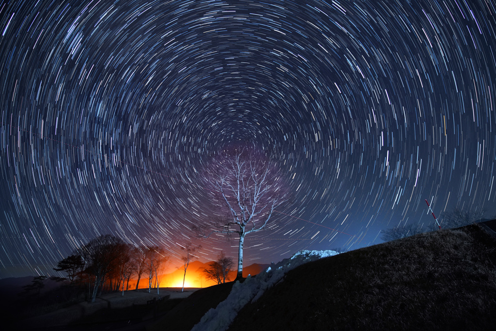 蒜山高原の夜