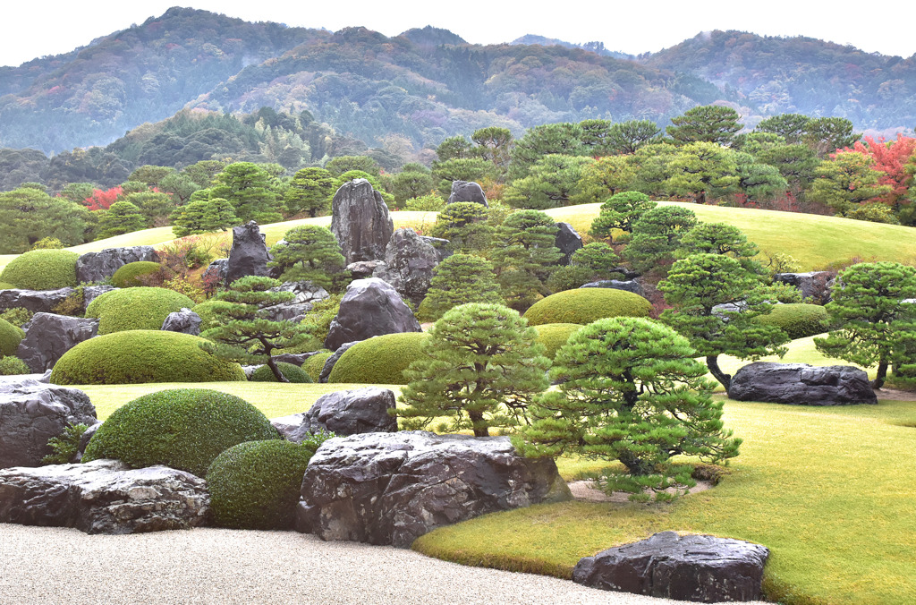 枯山水庭（足立美術館）