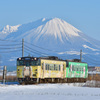 妖怪列車と名峰大山