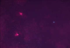 2025.10.17スワン彗星とM16,M17