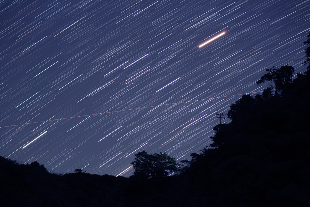 昇るさそり座と火星・土星