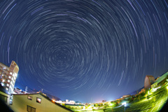 倉吉未来中心の夜