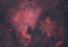 北アメリカ・ペリカン星雲