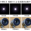 EF100-400LⅡ各絞りによる光条比較