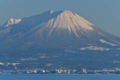 名峰大山と皆生温泉街
