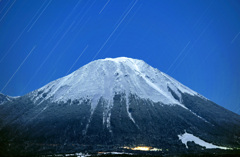 大山星景色