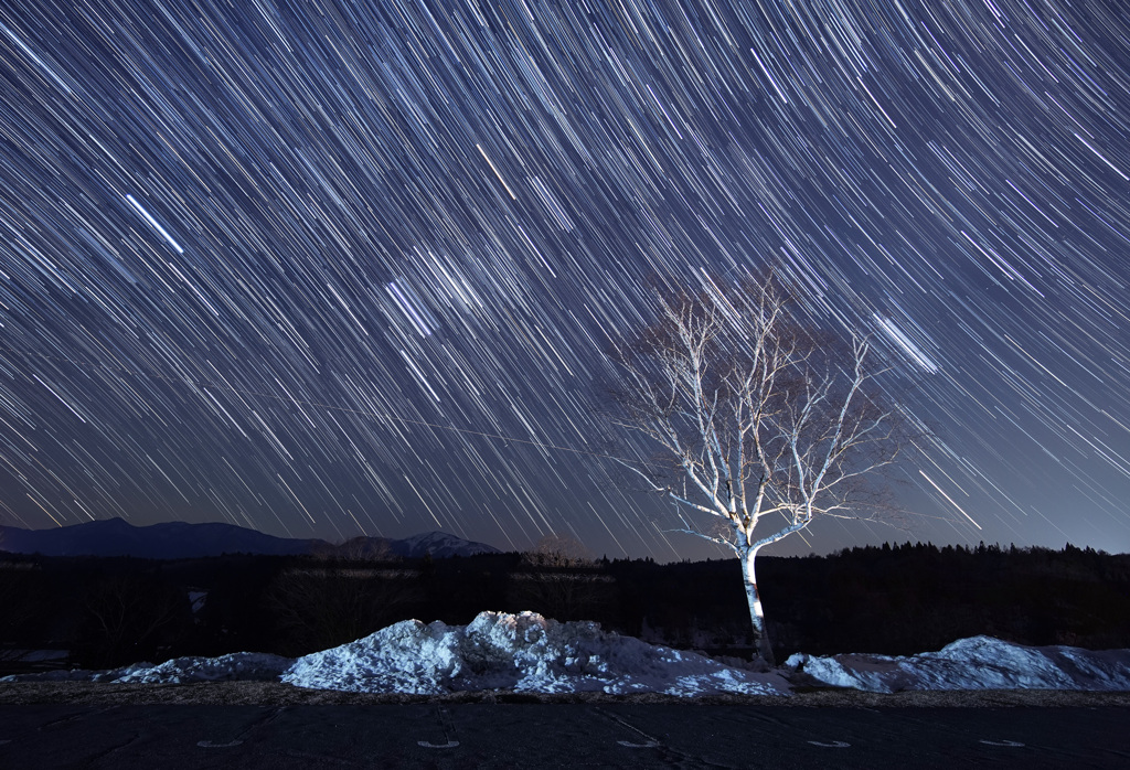 蒜山高原の夜