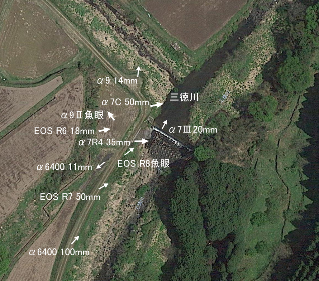 三徳川での今晩の撮影計画