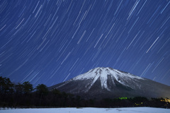 大山に昇るしし座
