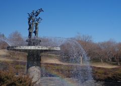 向春　カナールの噴水