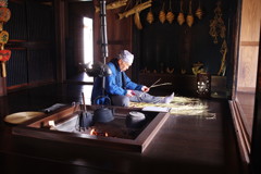 古民家の囲炉裏