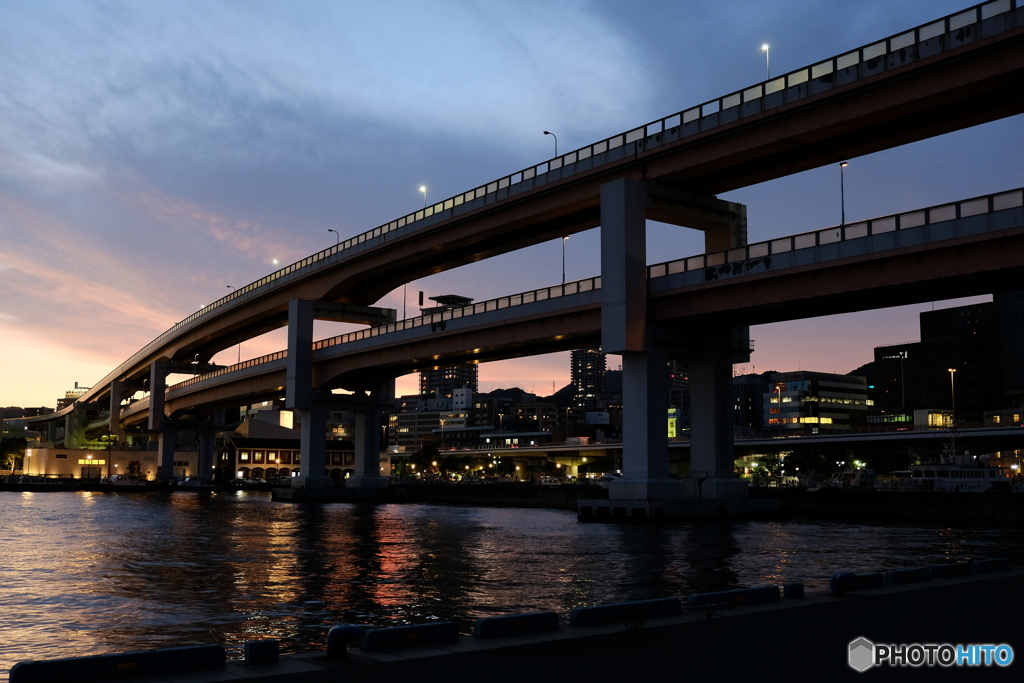 神戸港の夜景(2)