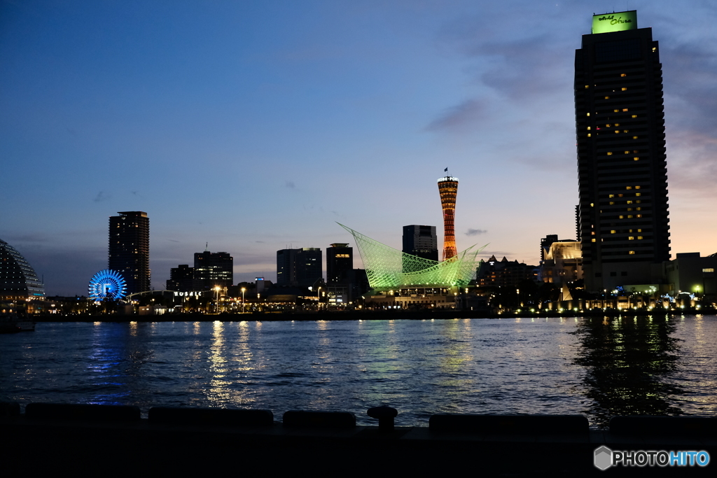 神戸港の夜景(1)