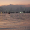 黄昏時のお台場海浜公園