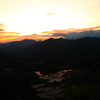 丸山千枚田　夕焼け