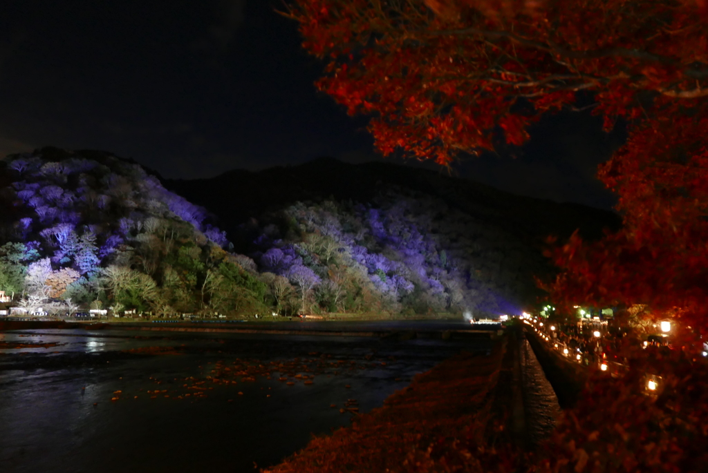 京都 嵐山 花灯路2018