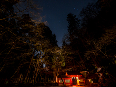 夜の貴船神社