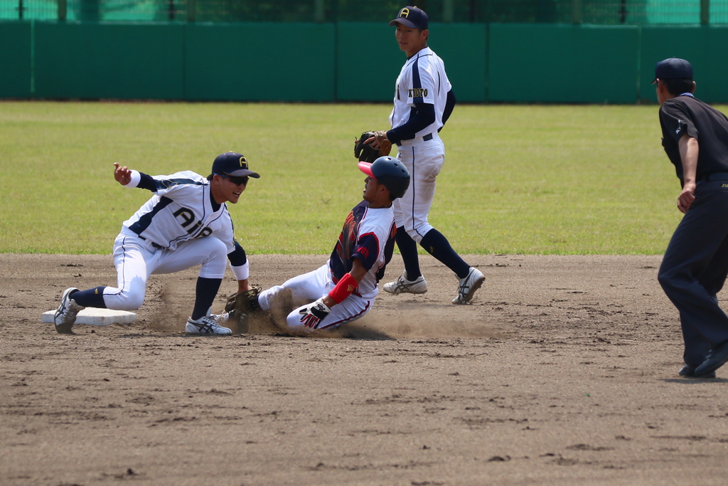 天皇杯京都府予選準決勝　二盗