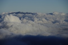 中央アルプスと雲海