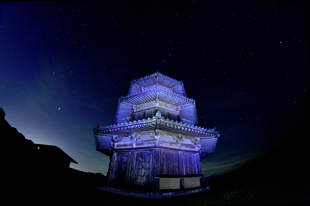 鞠智城跡の星空