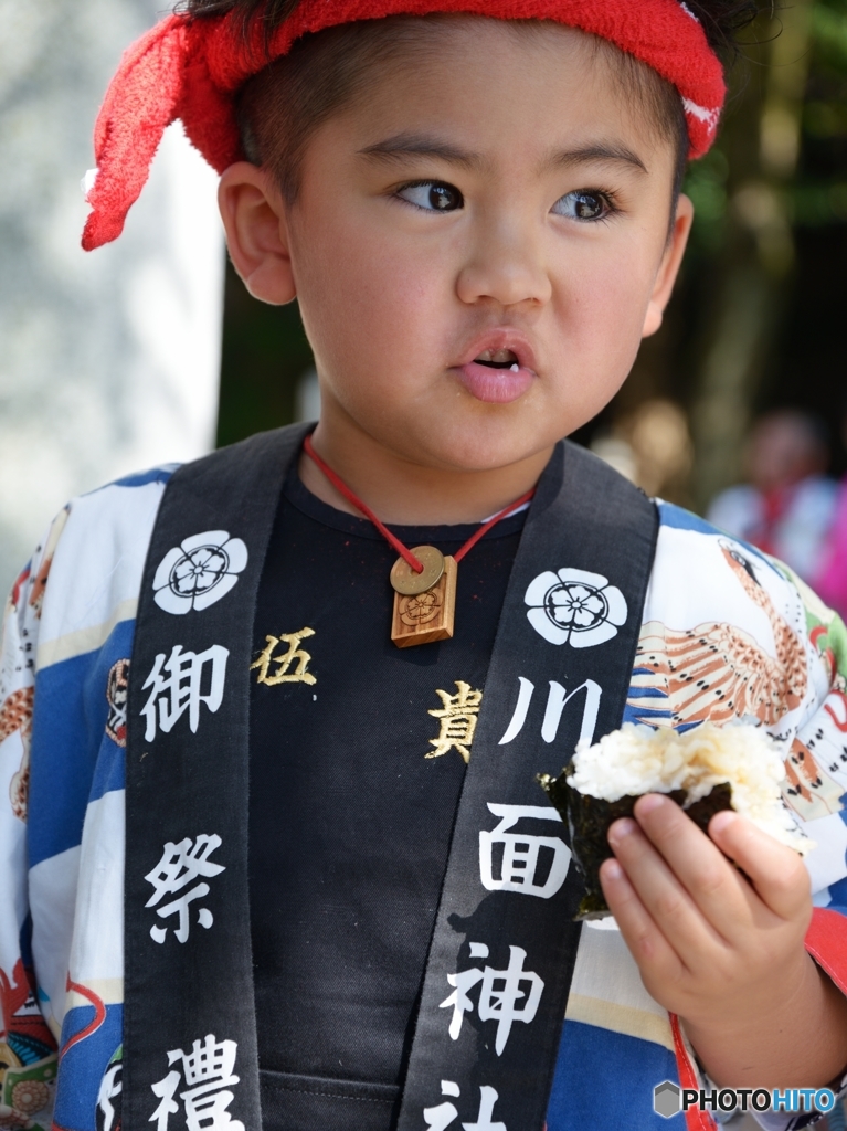 秋祭よりおにぎり