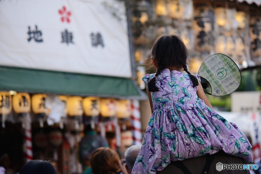 天神祭・夕暮れの境内