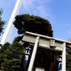 鳥居と池袋の白いアレ