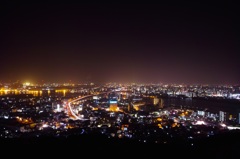 高塔山 深夜2時 快晴