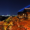 清水寺と夜景