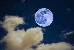 night with a full moon