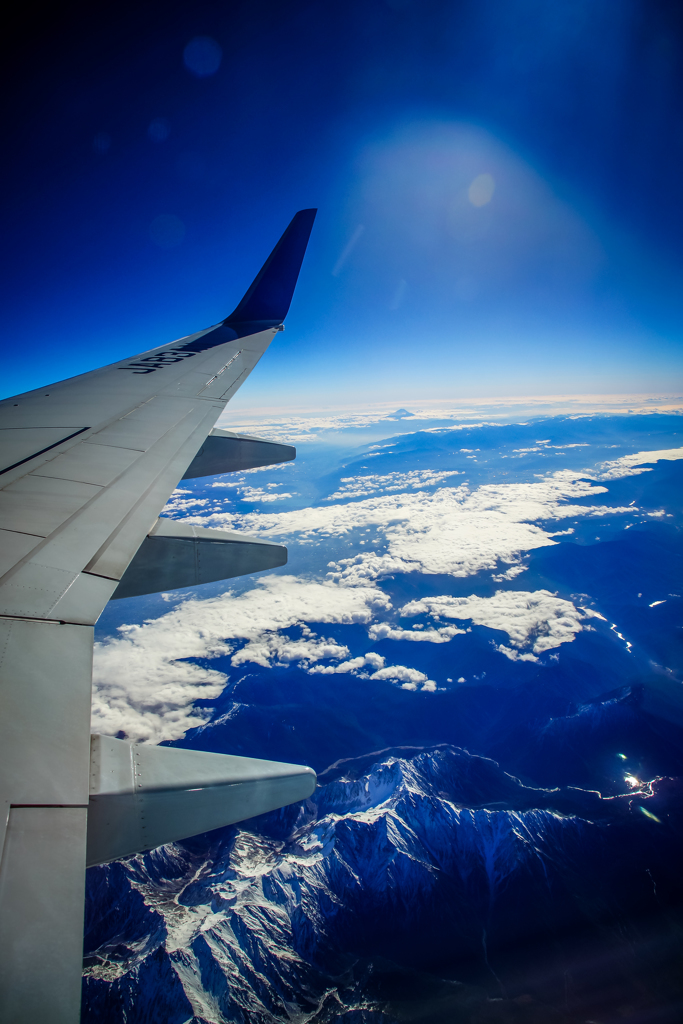 旅立ちに富士山も歓迎