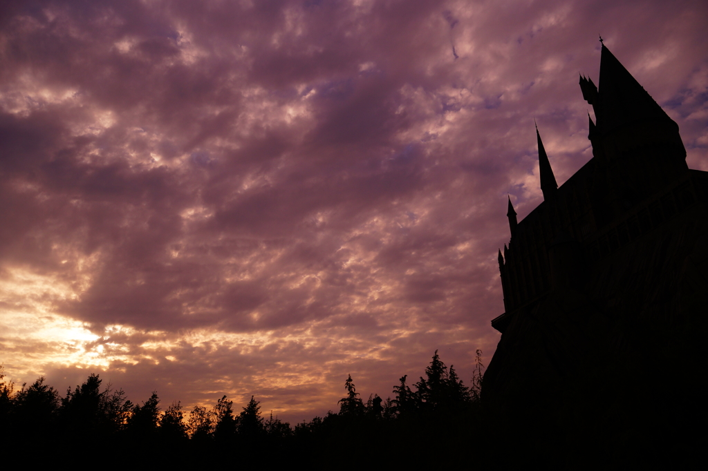ホグワーツ城 Evening　-USJ-