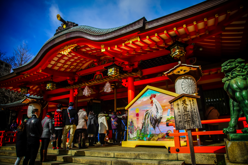 生田神社の迎春