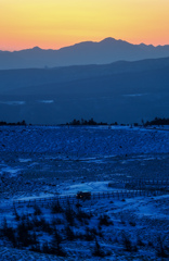 美ヶ原の朝焼け②