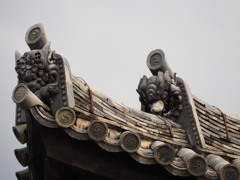 興福寺　二段鬼瓦