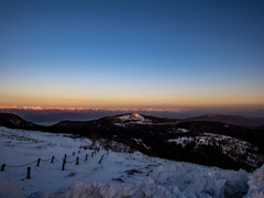 色づく北アルプス