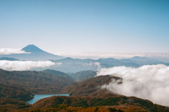 大菩薩嶺　雷岩からの景色（フィルム）