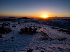 美ヶ原　日の出