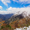 谷川岳　雪と紅葉②