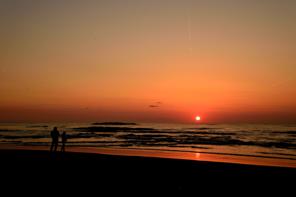 夕焼け新潟