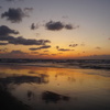 日本海の夕日