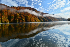 奥只見湖の紅葉