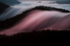 枝折峠の滝雲