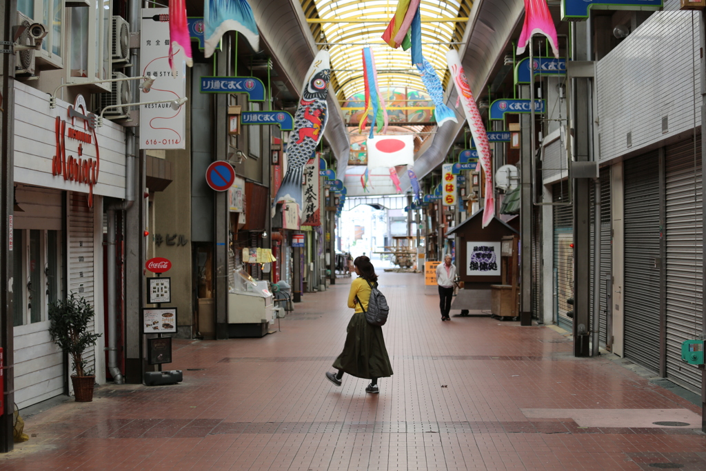 黒崎の商店街