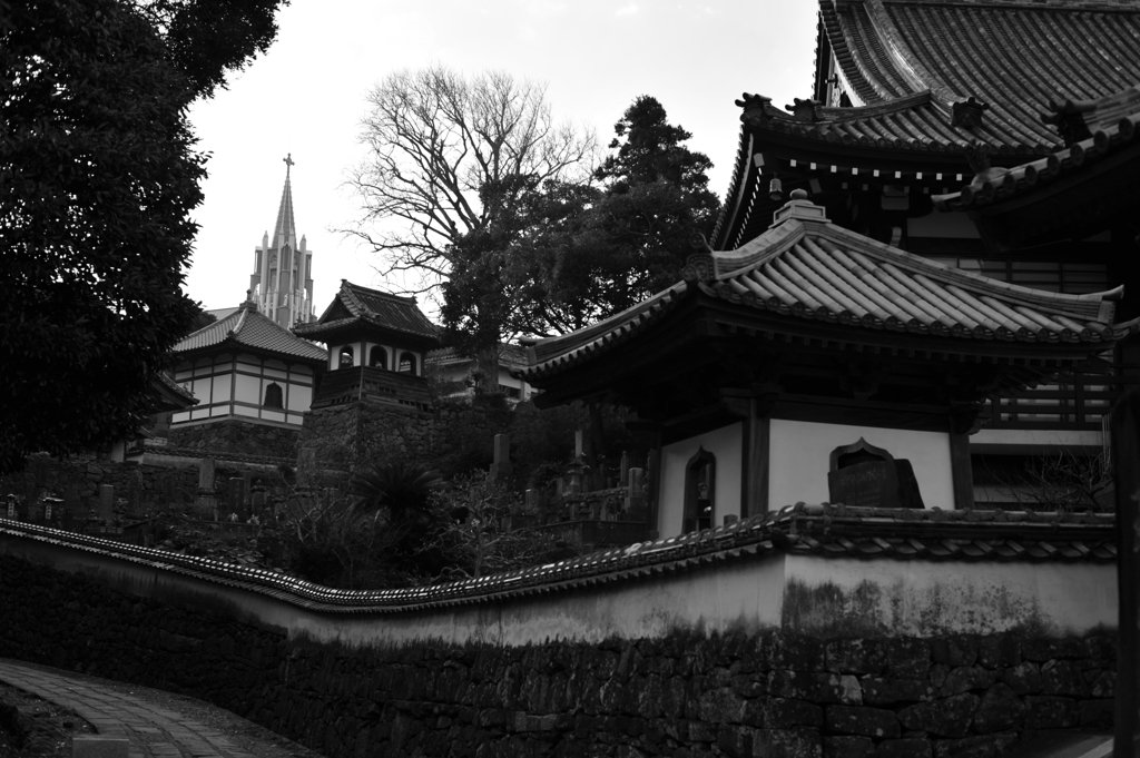 平戸　お寺と教会