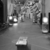 商店街のベンチ
