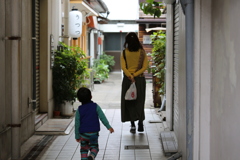 商店街の路地散策
