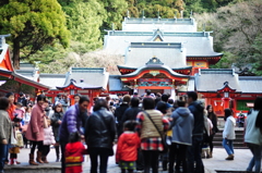 神社のにぎわい